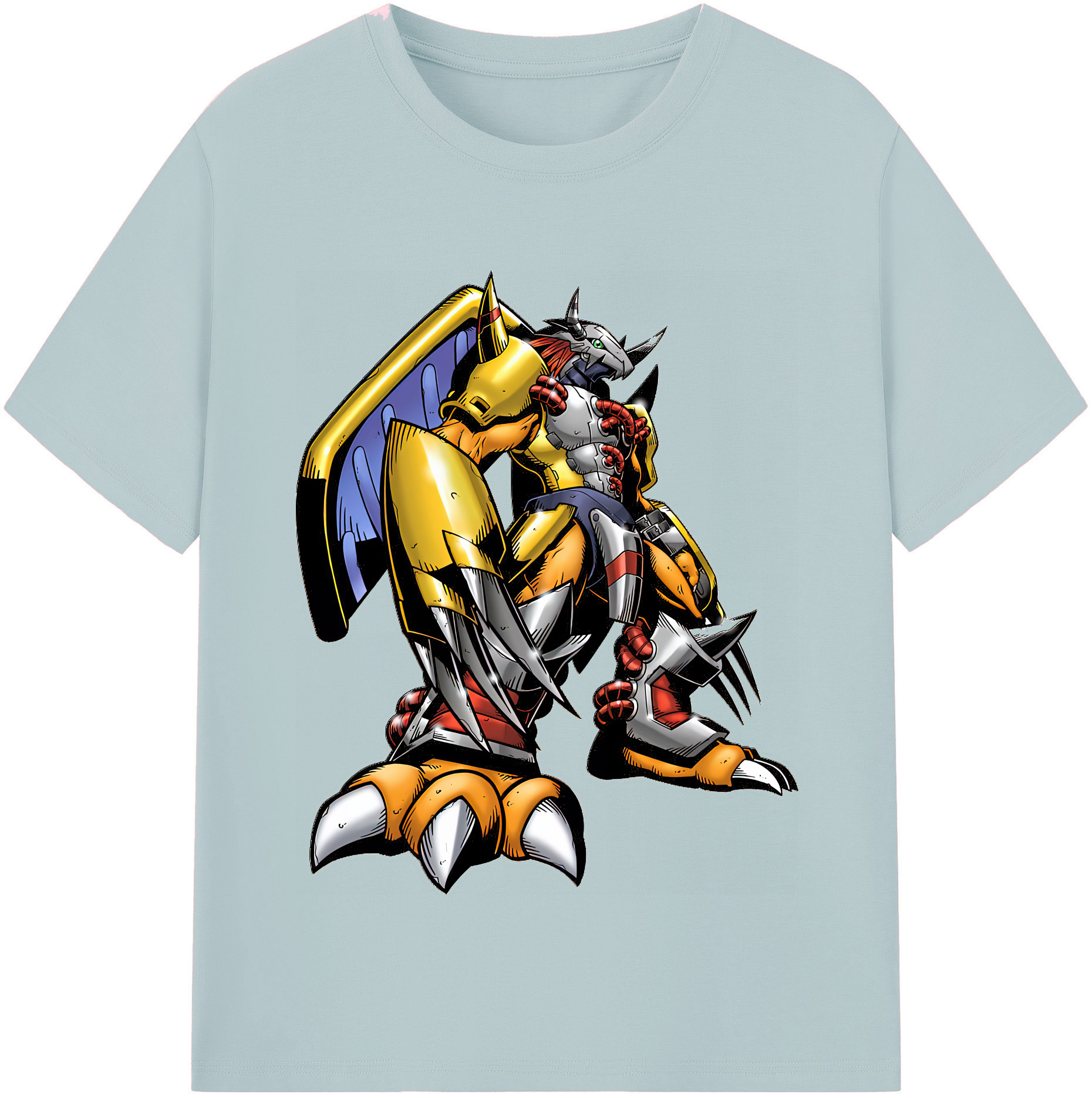 （画像用） Digimon デジタルモンスター/デジモン 綿100％半袖Tシャツ（フロントプリント）
